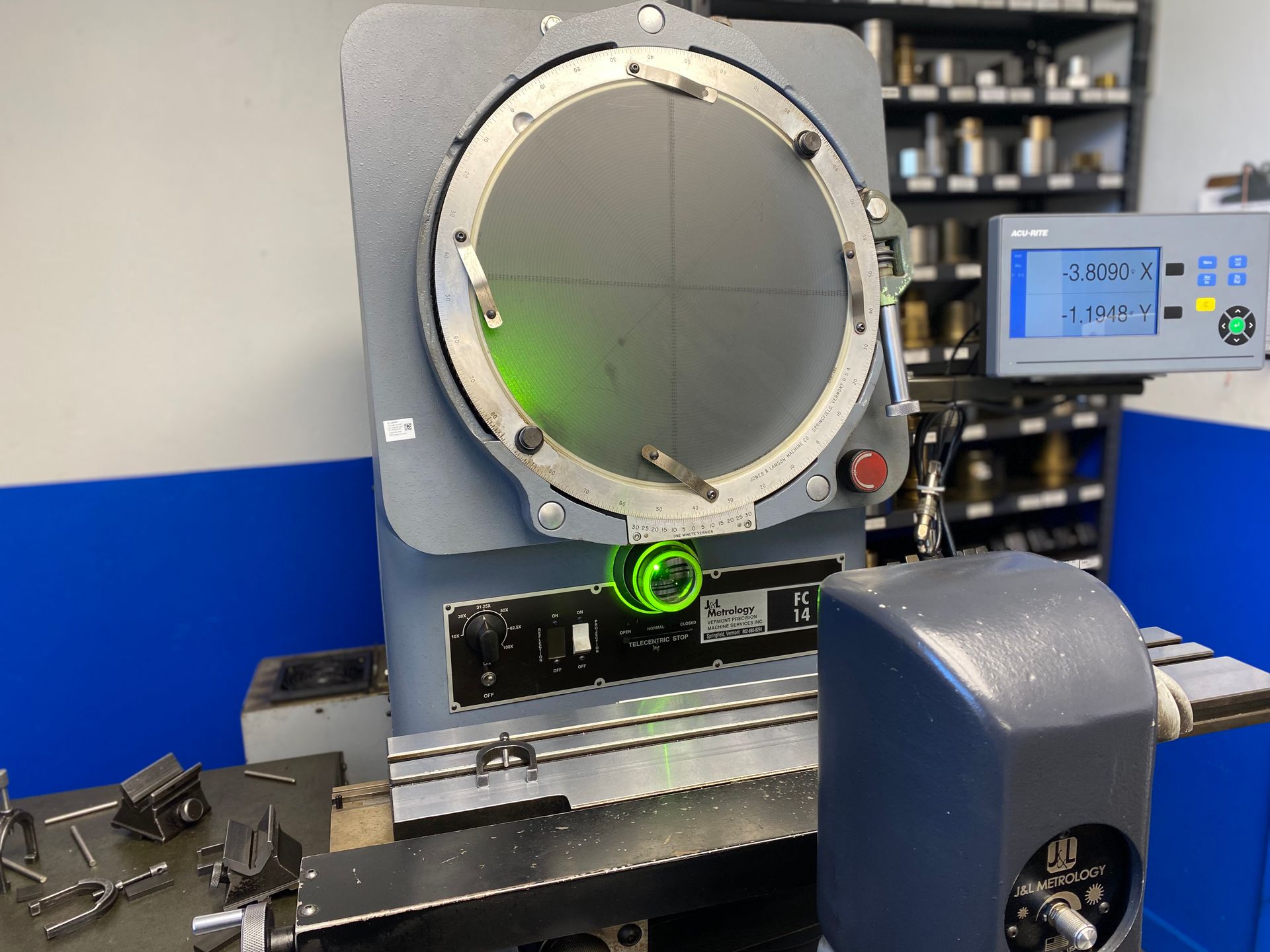 Optical Comparator for Quality Control