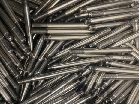 3/8" diameter double end studs made out of 316 stainless steel